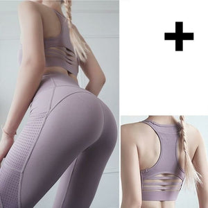 Fitness Yoga Pants for Women High Waist Solid Pocket